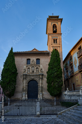 Church of Santa Ana in Granada, Spain
