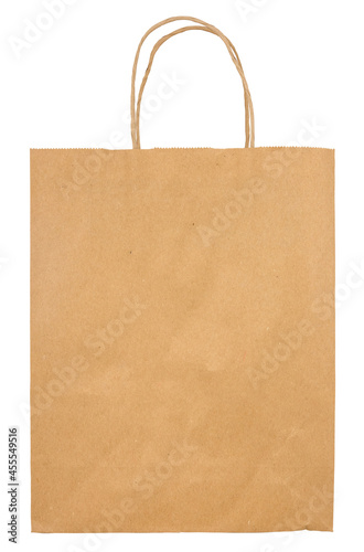 Isolated Brown Paper Bag