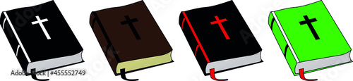 bible book vector - Icon isolated
