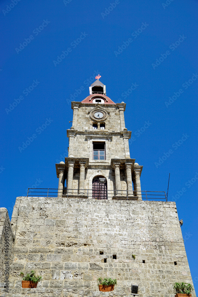 church in the old town of rhodes