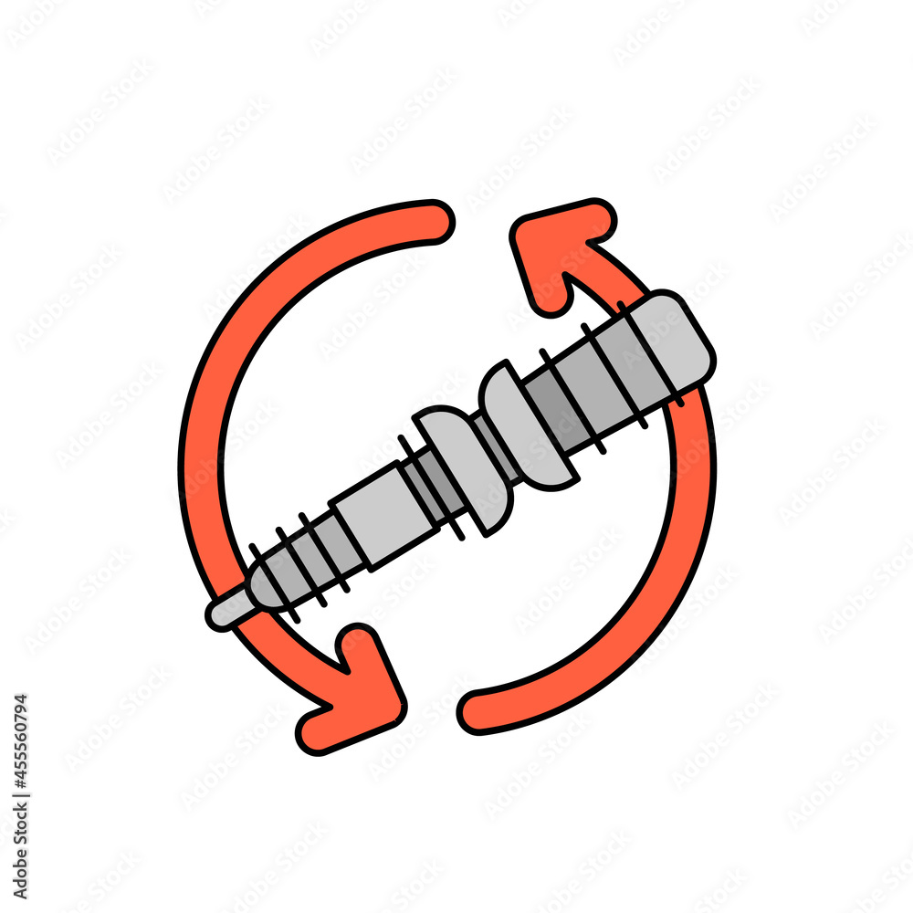 spark plug, mechanic, vehicle line icon colored. element of car repair illustration icons. Signs, symbols can be used for web, logo, mobile app, UI, UX spark plug, mechanic, vehicle line icon colored. element of car repair illustration icons. Signs, symbols can be used for web, logo, mobile app, UI, UX
