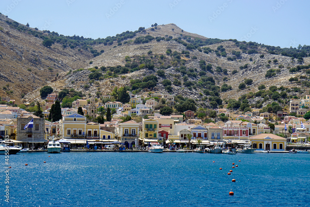 harbor of symi island