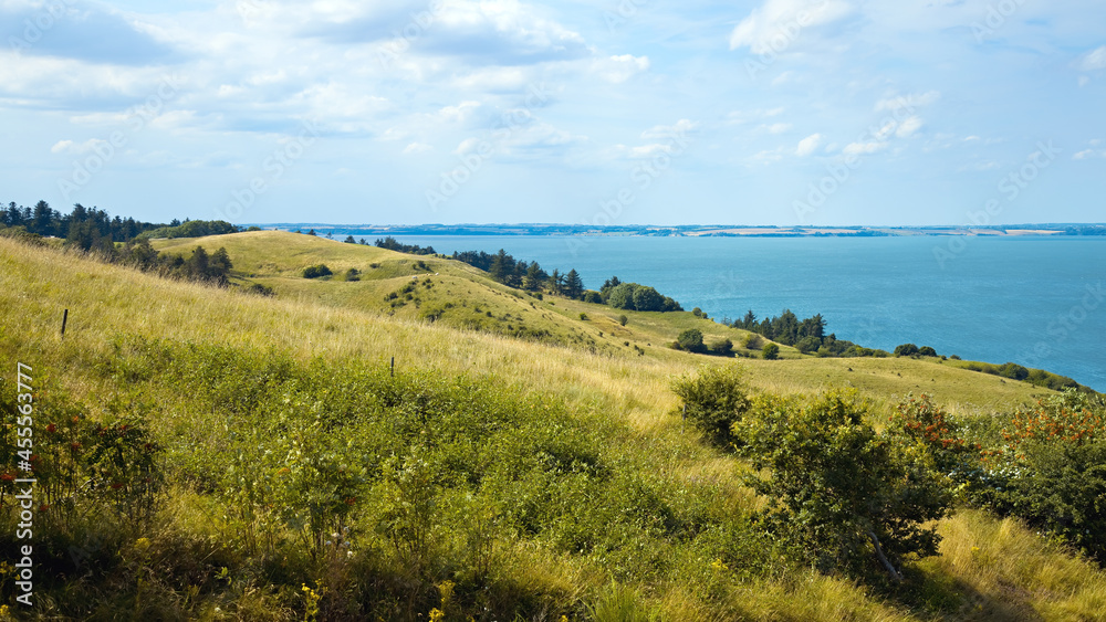 Landscape at the Limfjord in Denmark