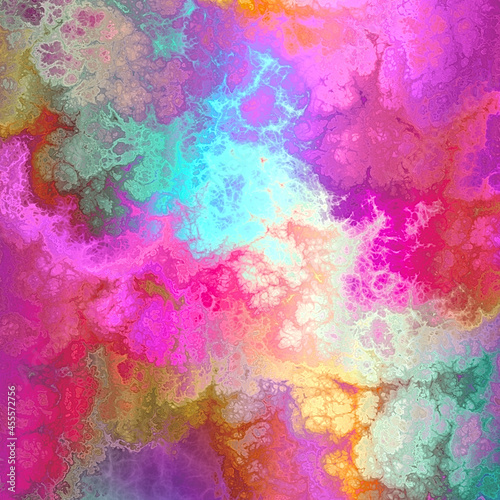 Multi colored abstract psychedelic background, high resolution texture, vivid bright colors, lighter rose tones - magenta, ultra, rose pink