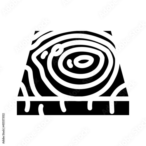 wooden floor glyph icon vector. wooden floor sign. isolated contour symbol black illustration