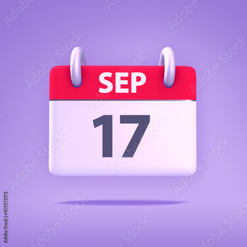 3D Calendar - September 17th