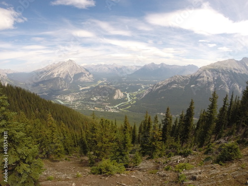 Banff from the mountain