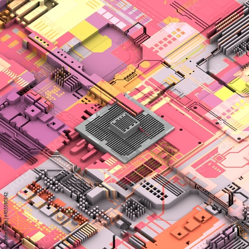 mikrochip und hardware abstrakt