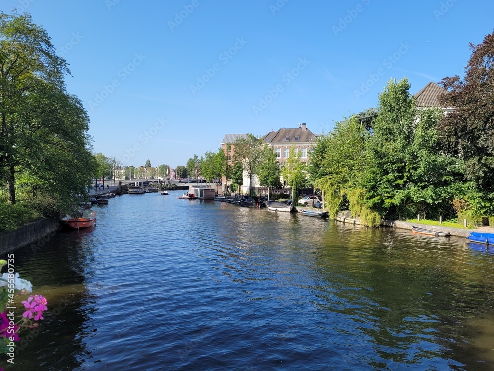 Fototapeta premium Canal in Amsterdam