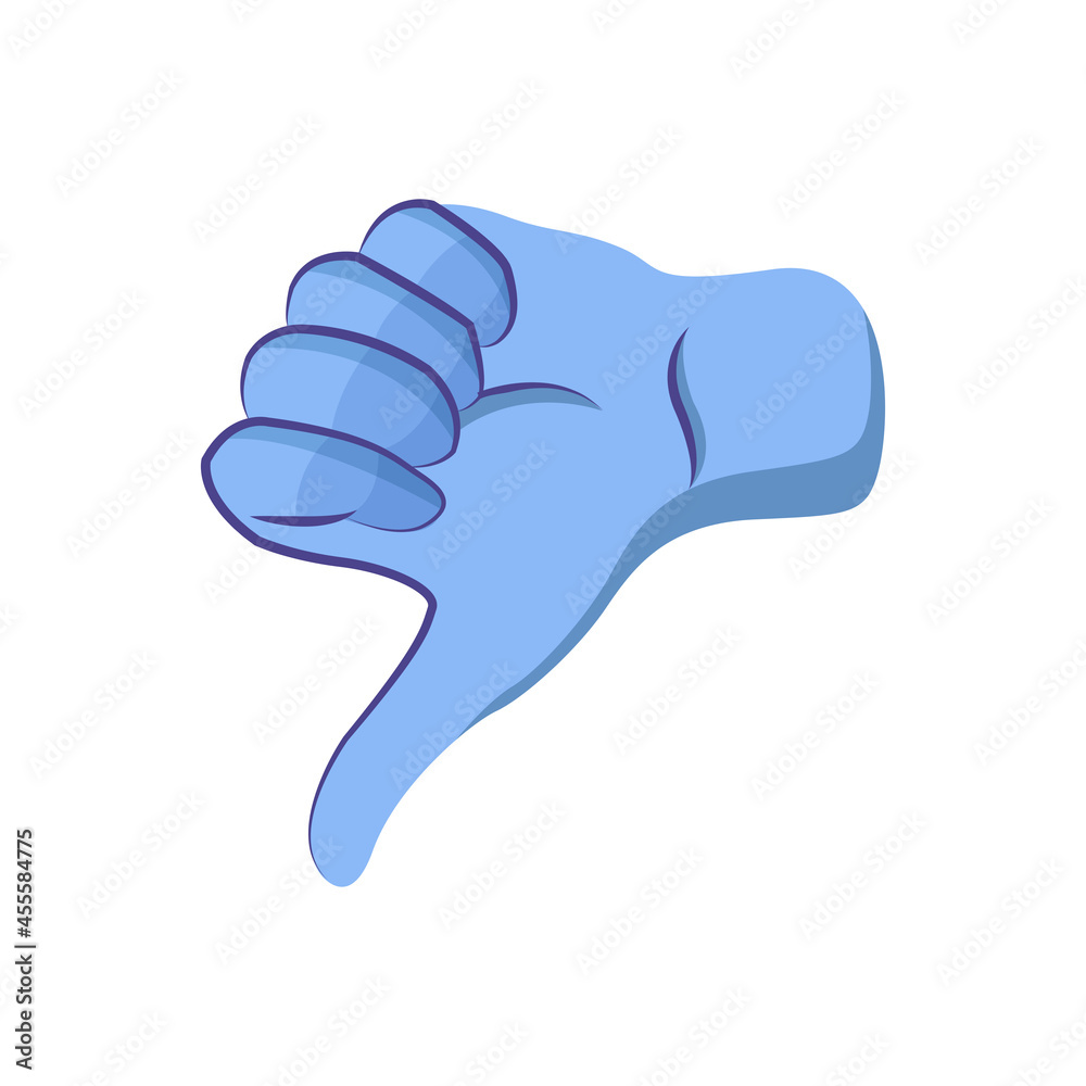 Isolated hand doing sign language Vector illustration Isolated hand doing sign language Vector illustration