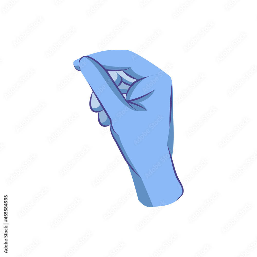 Isolated hand doing sign language Vector illustration Isolated hand doing sign language Vector illustration
