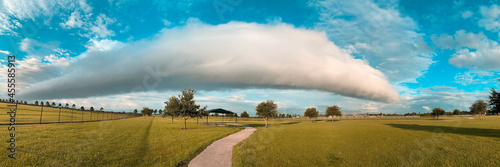 large cloud over Texas