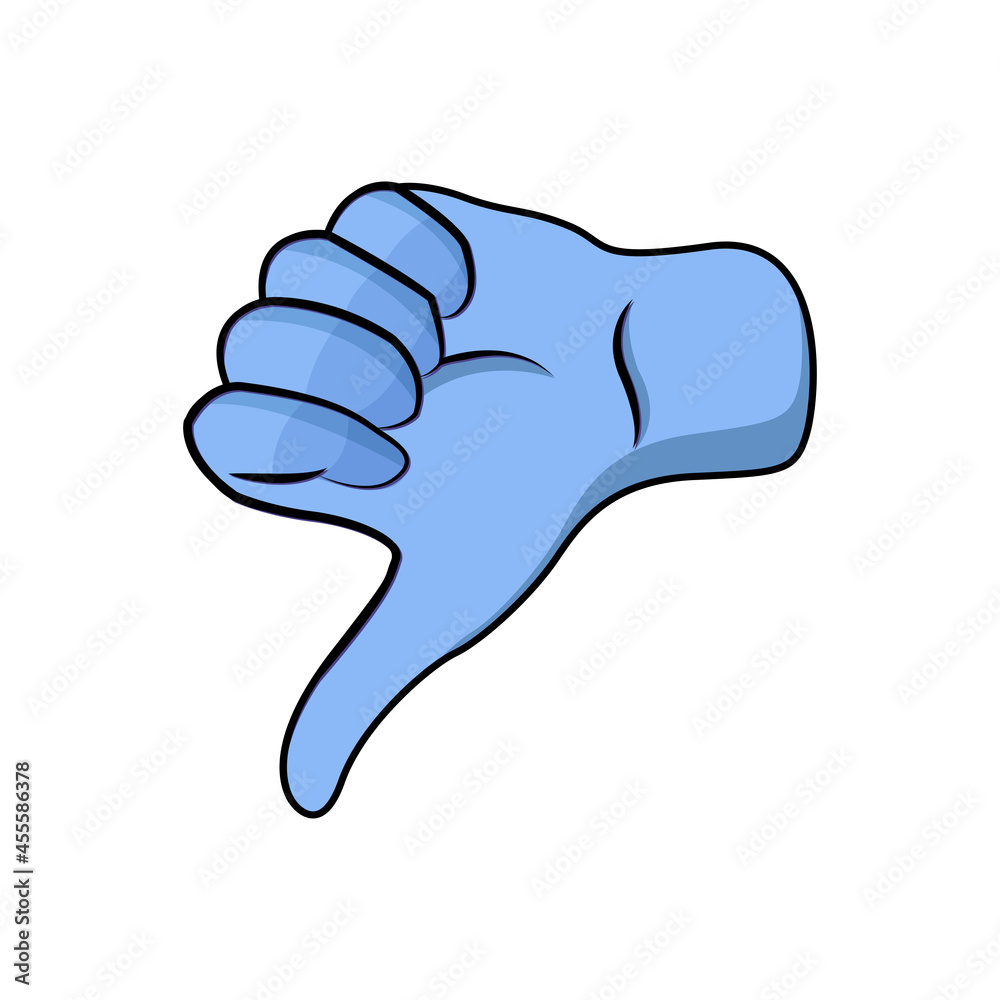Isolated hand doing sign language Vector illustration Isolated hand doing sign language Vector illustration