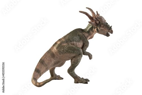 Stygimoloch Dinosaur on white background