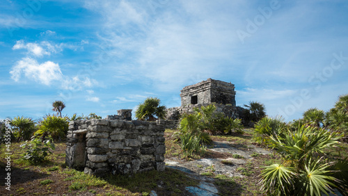 Archelogy site in Tulum Mexico photo