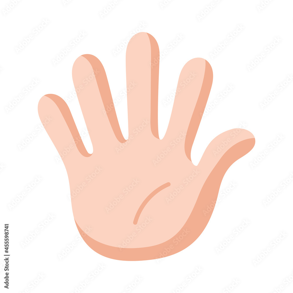 Isolated hand doing sign language Vector illustration Isolated hand doing sign language Vector illustration