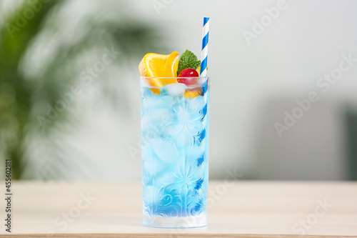 Refreshing blue lagoon cock...