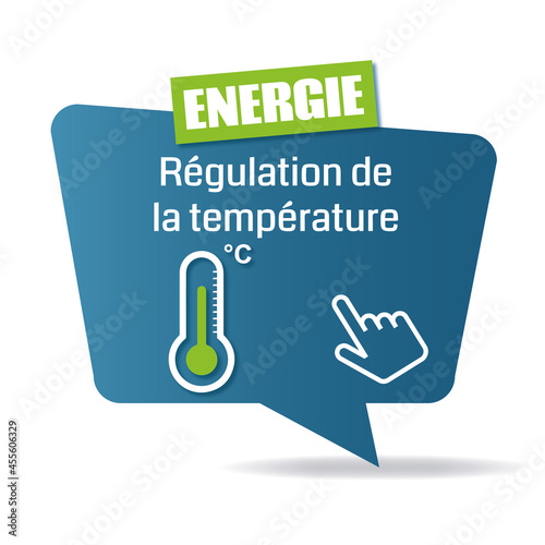 Logo régulation de la température.