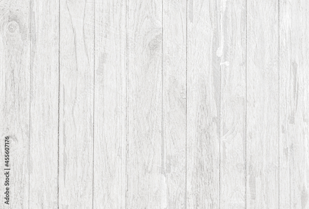 Naklejka premium White wood background. Texture of white wooden wall
