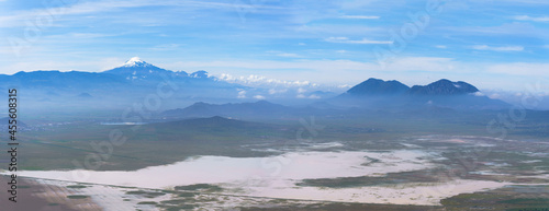 Fototapeta Naklejka Na Ścianę i Meble -  volcano pico de orizaba the highest mountain in Mexico, the Citlaltepetl