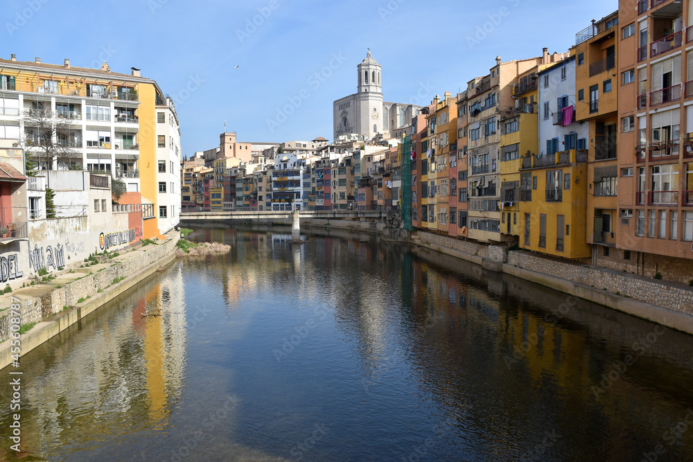 Incredible views of the city of Girona and the Onyar river