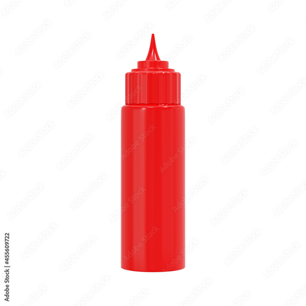3d sauce bottle object render 3d sauce bottle object render