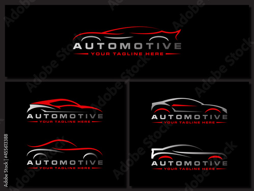 Car wash logo car automobiler race car automotive design photo