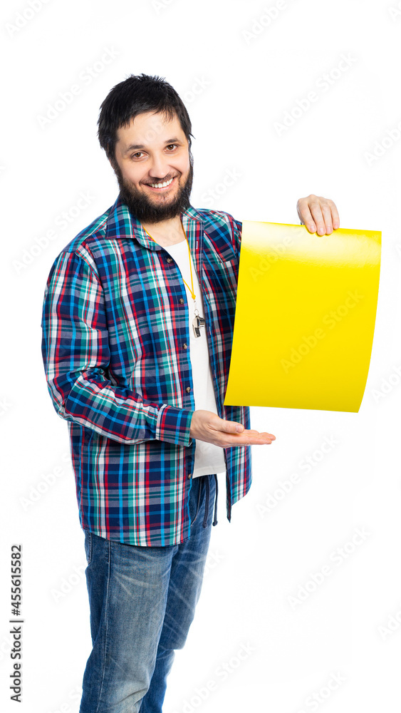 the fan presents himself as a judge at a sports game. football referee with red card, ball and whistle. place for inscription the fan presents himself as a judge at a sports game. football referee with red card, ball and whistle. place for inscription