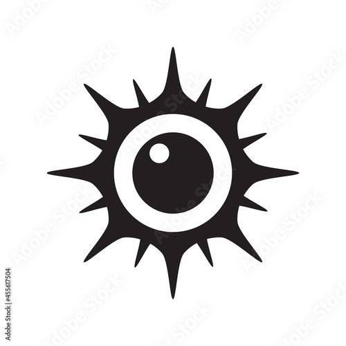 Bacteria, Microbes and Viruses Icons Vector