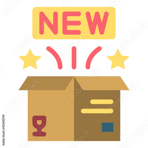 new flat icon