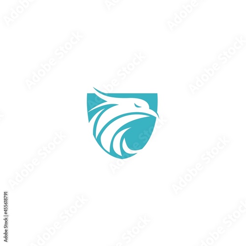 abstract Eagle fly logo space head eagle fly logo design