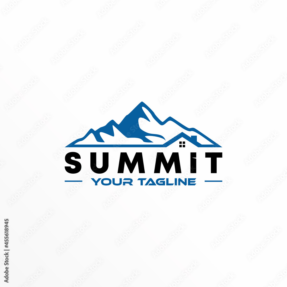 Simple Mountain and Roof house and window image graphic icon logo design abstract concept vector stock. Can be used as a symbol related to residence. Simple Mountain and Roof house and window image graphic icon logo design abstract concept vector stock. Can be used as a symbol related to residence.