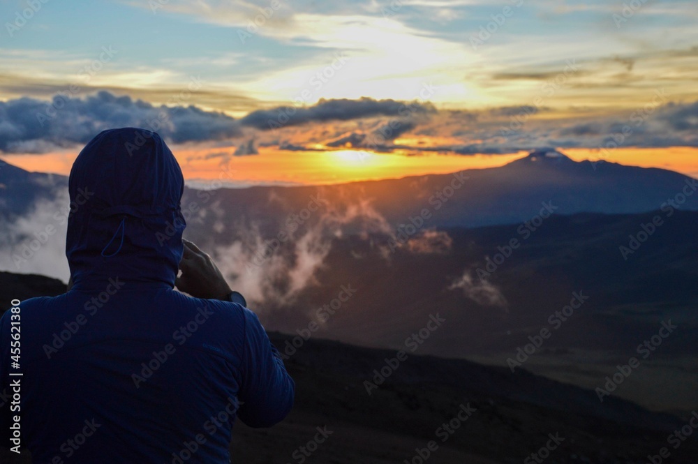 Sunset in Cotopaxi