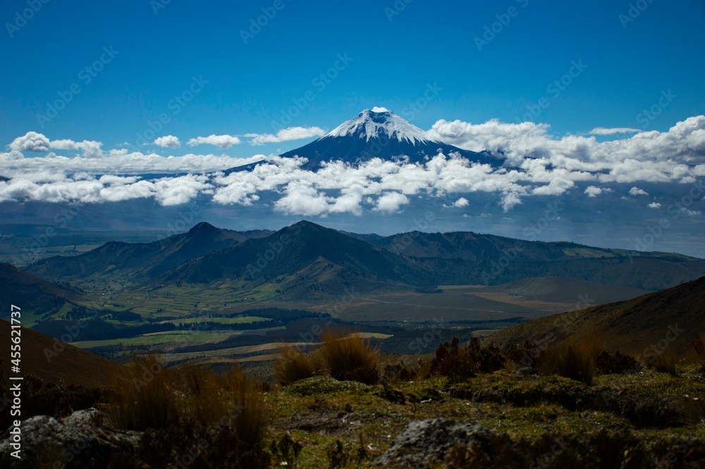 Cotopaxi volcano in the morning