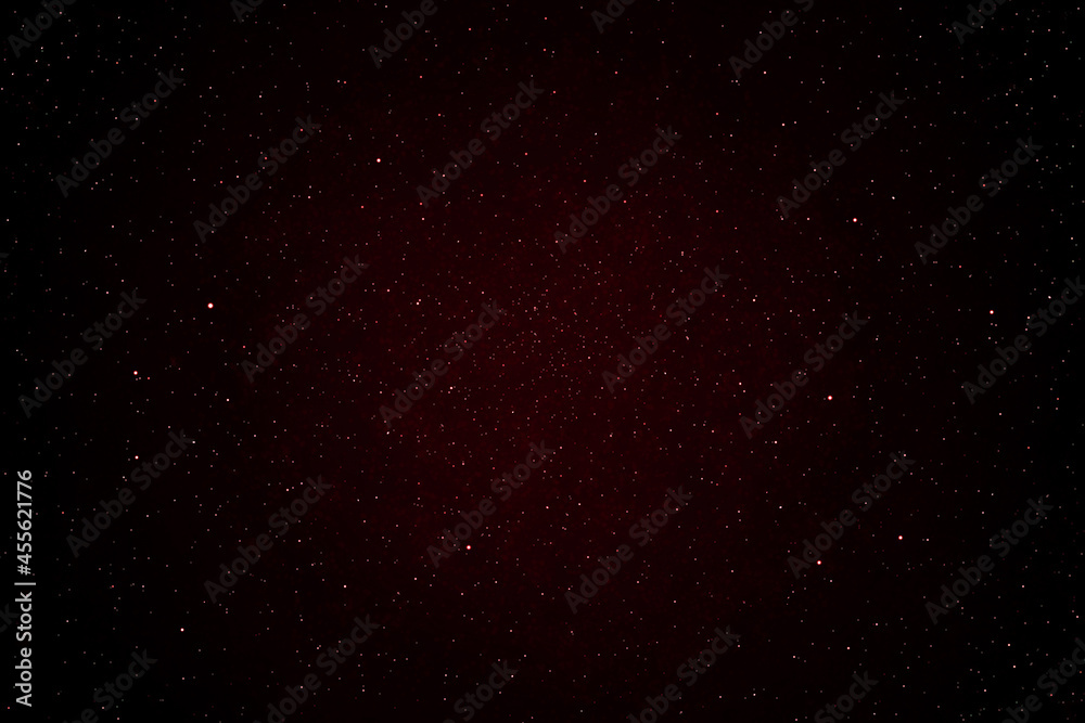 Red galaxy space background. 3D photo of starry night sky. Red galaxy space background. 3D photo of starry night sky.