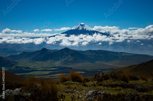 Cotopaxi volcano in the morning
