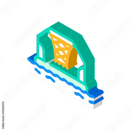 water basketball isometric icon vector. water basketball sign. isolated symbol illustration