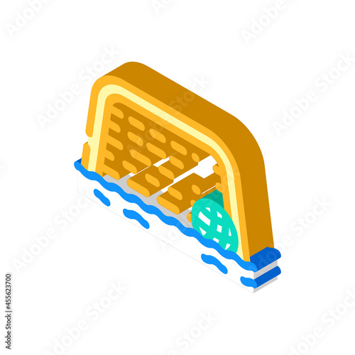 water polo isometric icon vector. water polo sign. isolated symbol illustration