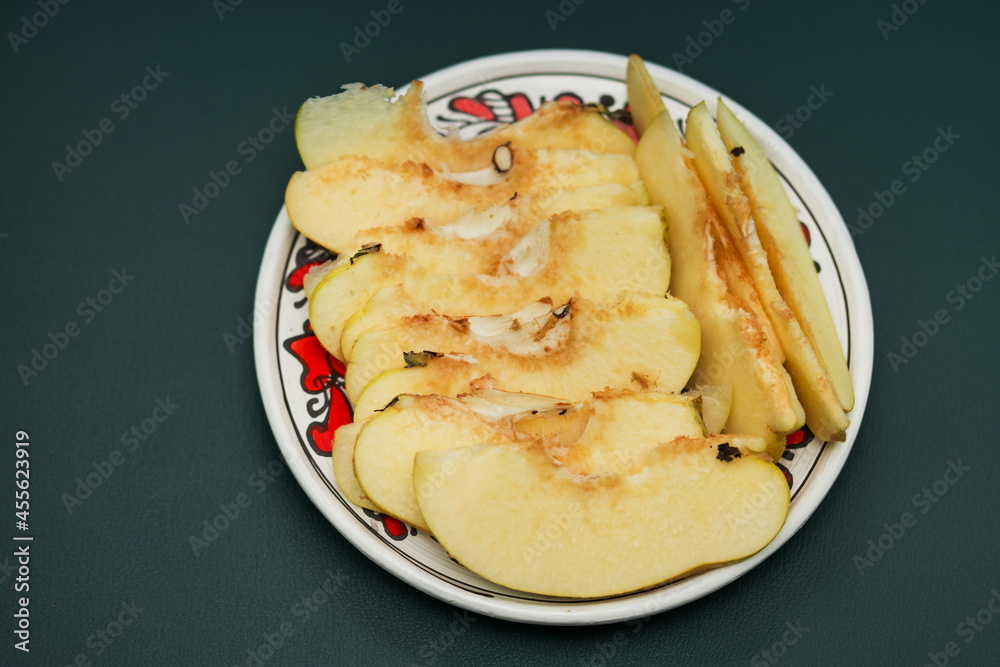 Quince fruits,sliced quince