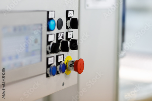 switches, pushbuttons, and touchscreen photo