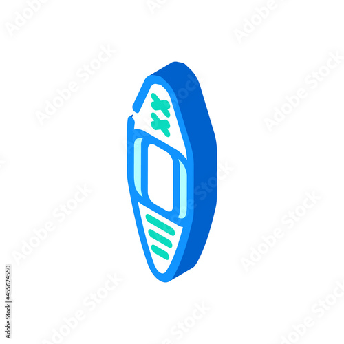 kayak water sport isometric icon vector. kayak water sport sign. isolated symbol illustration