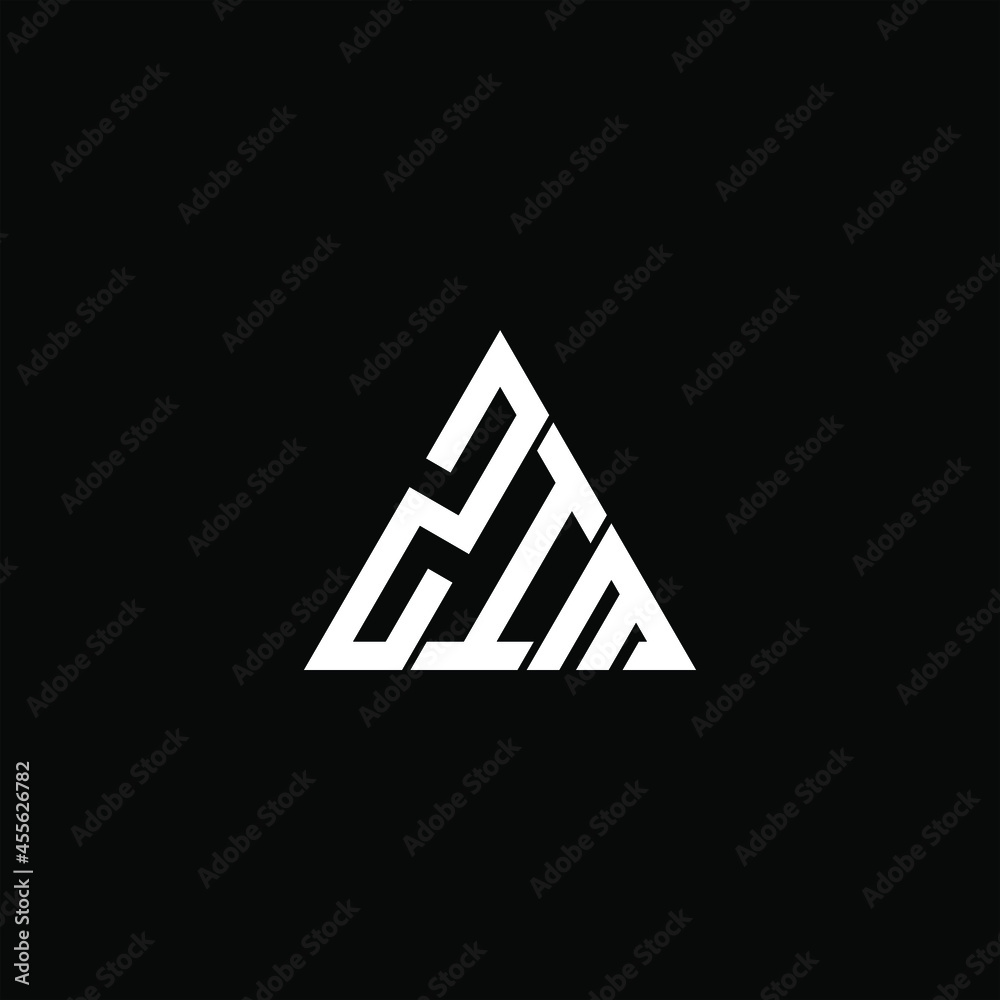 ZIM letter logo creative design. ZIM unique design
 - obrazy, fototapety, plakaty 