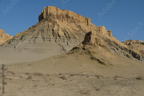 A deserted sandy area near the Aral Sea