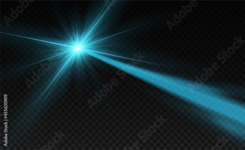 Abstract laser beam