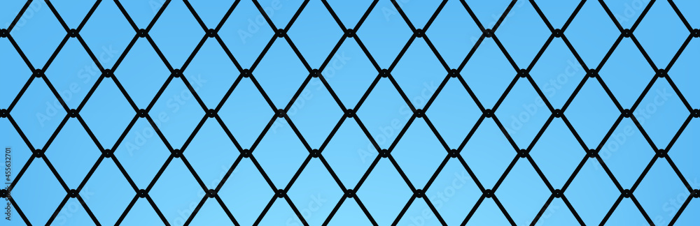 Fototapeta premium Chain fence