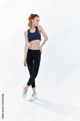 athletic woman slim figure energy cardio active sport