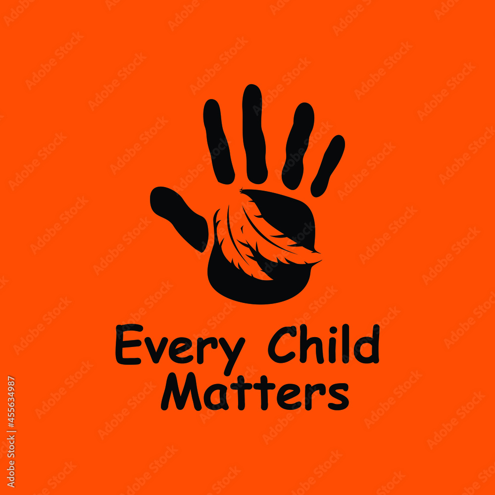 Every Child Matters Logo. Fear or Quills Symbol. Vector Illustration Icon. Stock Vector Adobe