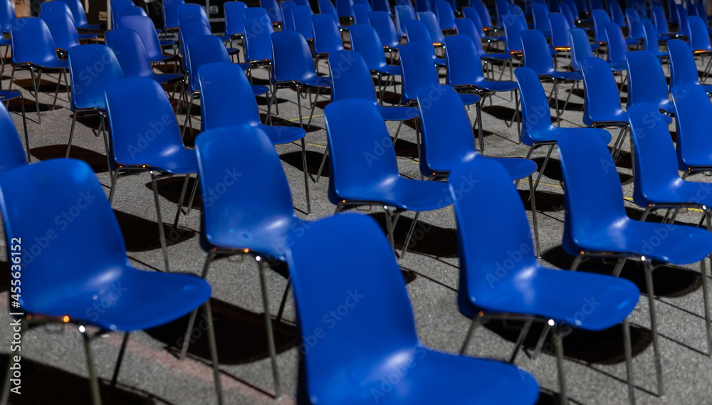 Obraz premium seats without people, a deserted audience, an empty place