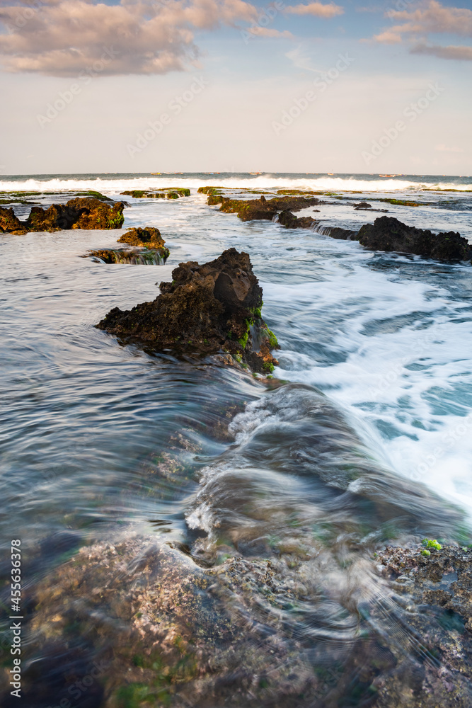 rocks in the sea