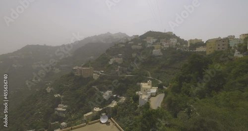 Views across the Faifa mountains in Jazan region of Saudi Arabia photo